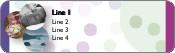 Relaxing Circles Return Address Labels