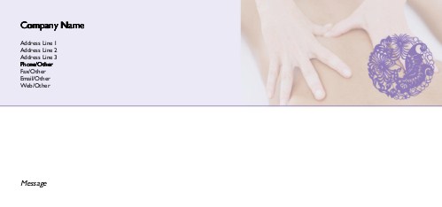 Soothe the Body Full Colour Compliment Slips