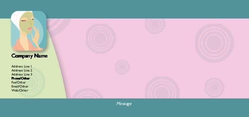 The Spa Treatment Full Colour Compliment Slips