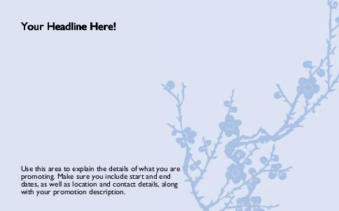 Gently Twining Full Colour Oversized Postcards