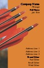 Great Arrows Full Colour Magnetic Business Cards