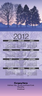 Soulful Sunset Slim Calendar Cards