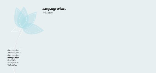 Delicate Devotion Full Colour Compliment Slips