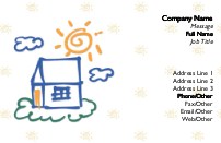 Home Sweet Home Full Colour Business Cards