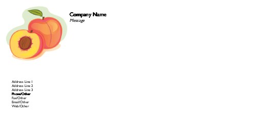 Juicy Sweet Full Colour Compliment Slips