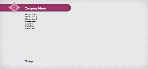 Simply Stated Full Colour Compliment Slips