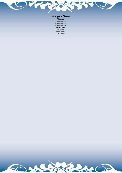 Midnight Rendezvous A4 Recycled Letterhead