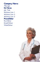 Care and Compassion Full Colour Magnetic Business Cards