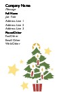 Christmas Stars Full Colour Business Cards