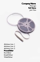 Cinema Reel Full Colour Magnetic Business Cards