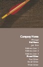 Close-Up of Arrow Full Colour Magnetic Business Cards