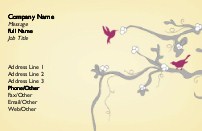 Nature's Balance Recycled Business Cards