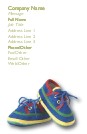 Colourful Kid's Trainers Recycled Business Cards