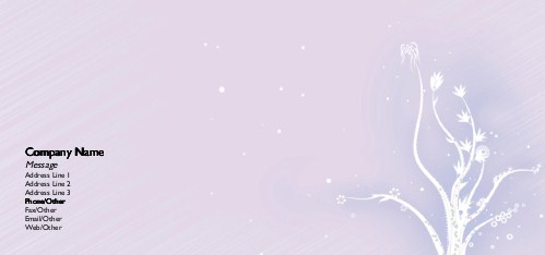 Wondrous Winter Full Colour Compliment Slips
