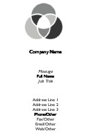 Grey Overlapping Circles