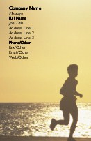 Jogging on the Beach