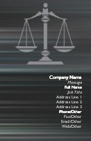 Justice Defined Recycled Business Cards