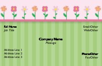 Little Blossoms Full Colour Magnetic Business Cards
