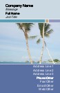Ocean Swim Full Colour Business Cards