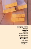 Stacked and Ready Recycled Business Cards