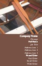 Row Boat and Oars Full Colour Magnetic Business Cards