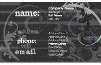 Classic Rock Recycled Business Cards