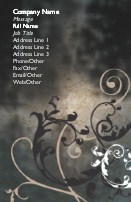 Dark Mystery Recycled Business Cards