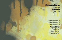 Drips and Drabs Recycled Business Cards