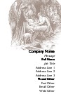 Manger Scene Full Colour Business Cards