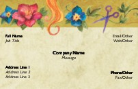 Naturally Beautiful Full Colour Business Cards