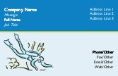Scuba Diver Full Colour Business Cards