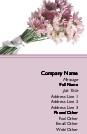 Simple Bouquet Recycled Business Cards