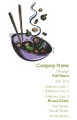 Stir-Fry Full Colour Magnetic Business Cards