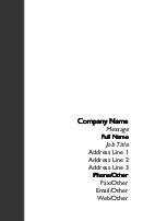 Upload Black Border Full Colour Business Cards