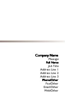Upload Fading Brown Full Colour Business Cards