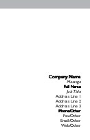 Upload Light Grey Full Colour Business Cards