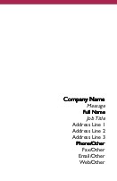 Upload Red Border 2 Full Colour Business Cards