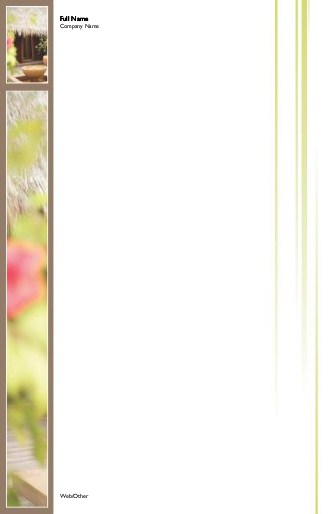 Calming Courtyard Large Note Pads