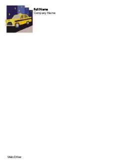 City Cab Ride Compact Note Pads