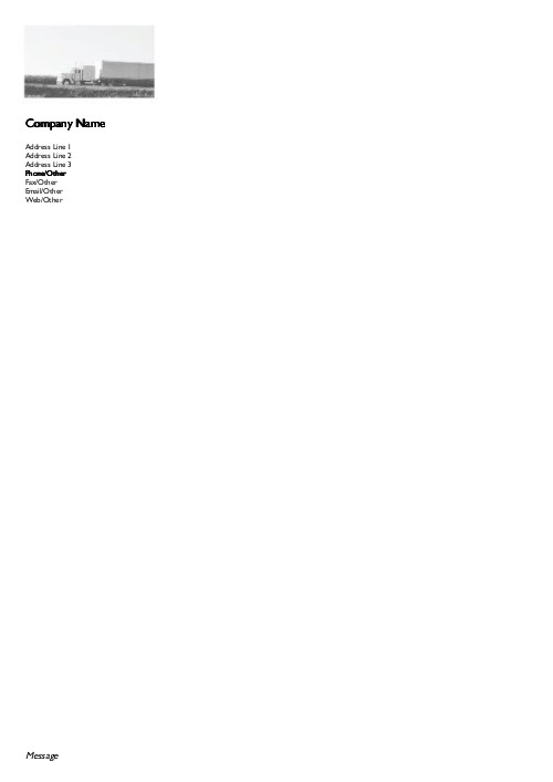 Pedal to the Metal A4 Recycled Letterhead