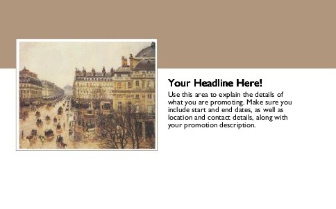 Place du Theatre Francais Full Colour Oversized Postcards