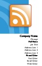 RSS Feed Full Colour Magnetic Business Cards