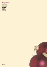 Christmas Classics A4 Recycled Letterhead
