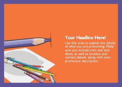 Make Your Mark Full Colour Standard Sized Postcards