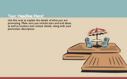 Sun Deck Full Colour Oversized Postcards