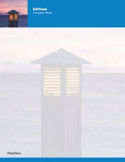 Beach Lantern Compact Note Pads