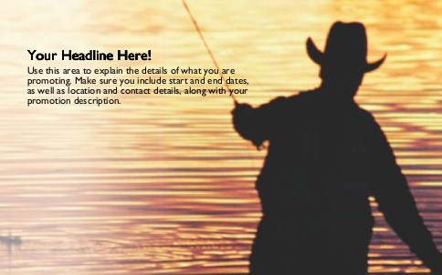 Casting a Line Full Colour Oversized Postcards
