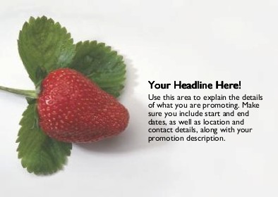 Succulent Strawberry Full Colour Standard Sized Postcards