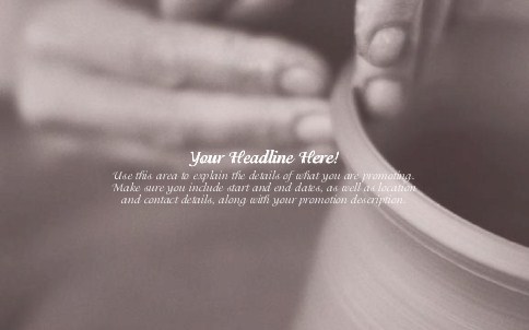 Making Pottery Full Colour Oversized Postcards