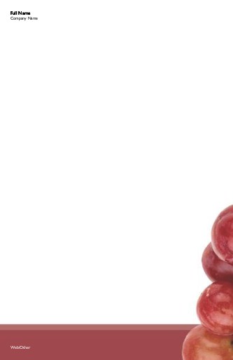 Purple Grapes Large Note Pads